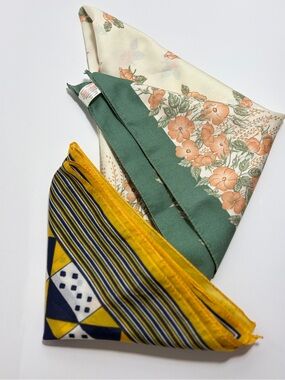 Vintage Made in Italy Scarf Bundle (Set of 2) Floral St Michael & Retro Bandana
